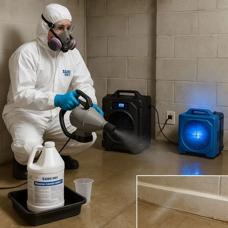 Sanitization and Odor Removal process in Girardville, PA